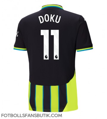 Manchester City Jeremy Doku #11 Replika Bortatröja 2024-25 Kortärmad